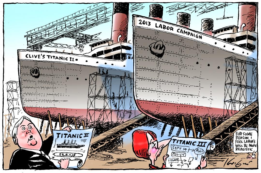 Titanic II' by Mark Knight | 2013 | Behind the Lines