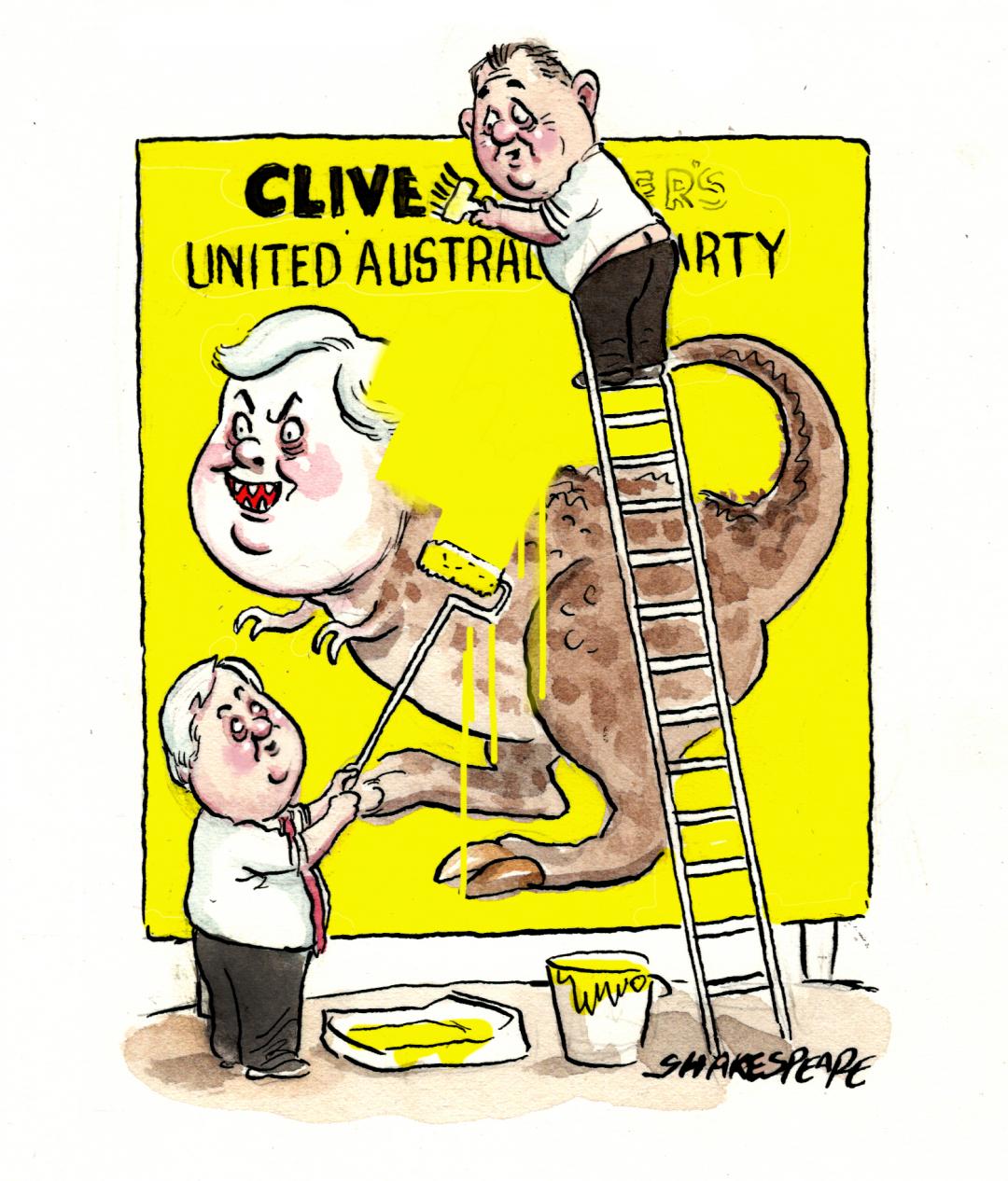Clive Palmer Erases Himself