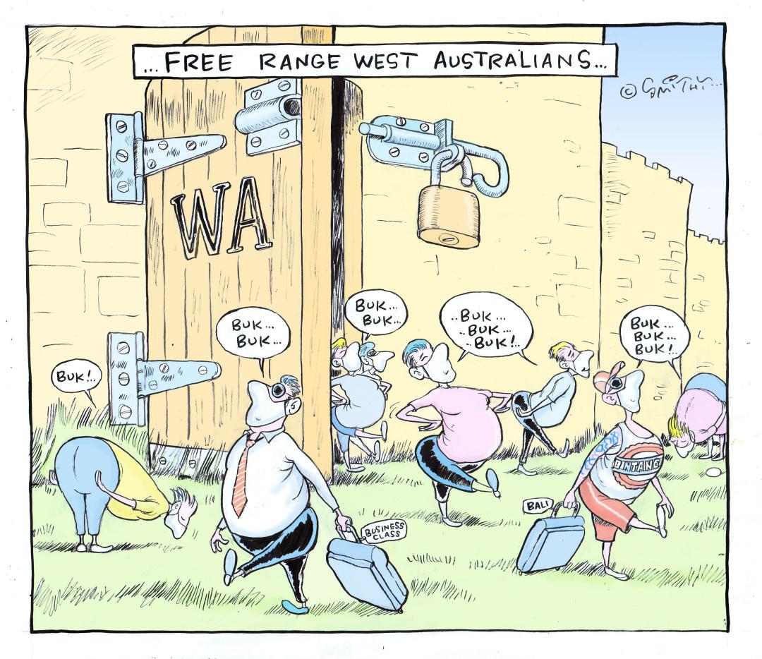 Cartoon called Free Range West Australians