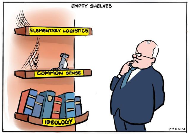 Cartoon called Stocktake by Andrew Dyson
