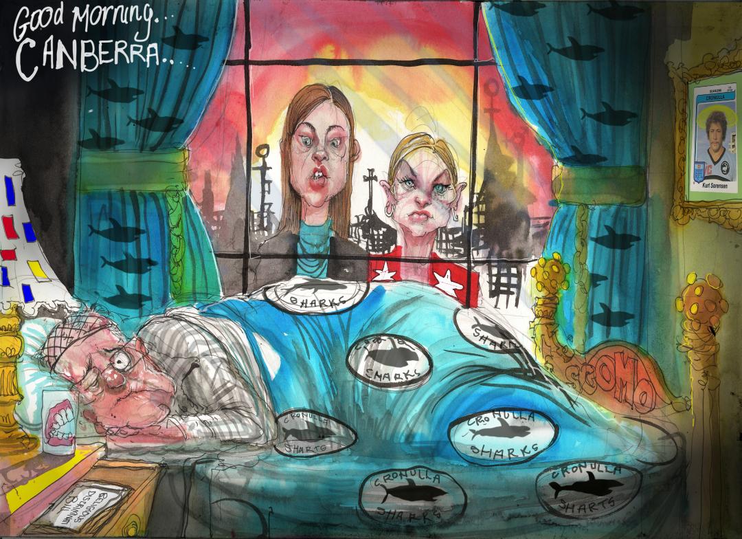 Cartoon called Good Morning, Canberra by David Rowe
