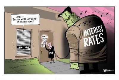 Cartoon called Cartoon Rates by Warren Brown