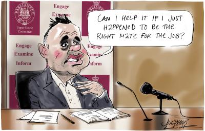 Cartoon called The Right Mate by Johannes Leak