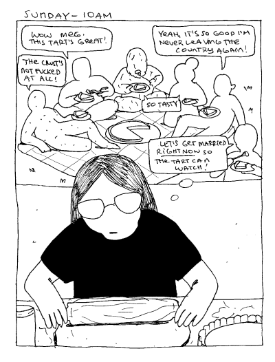 Cartoon called Summer Picnic by Meg O'Shea